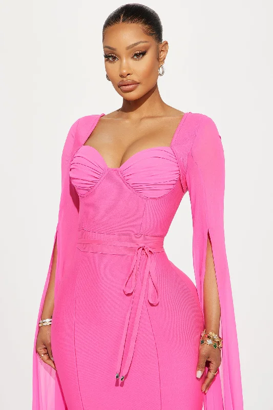 Uma Bandage Mini Dress - Pink