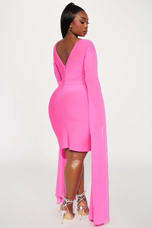 Uma Bandage Mini Dress - Pink