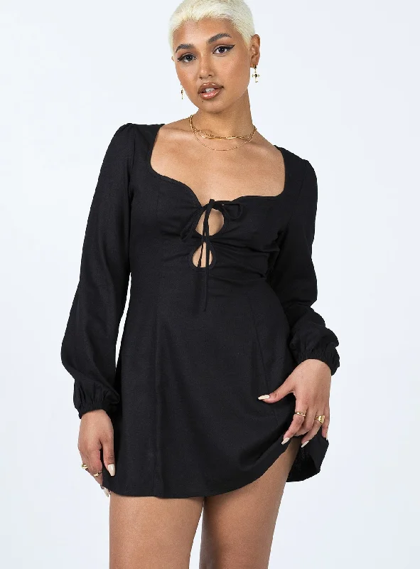 Arabela Mini Dress Black