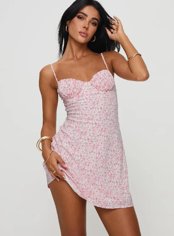 Draven Mini Dress Pink