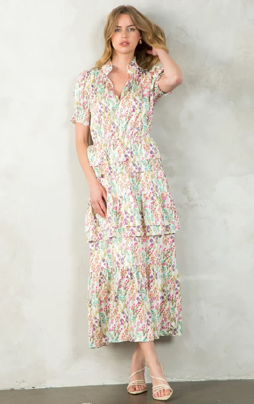 Dani Floral Tiered Maxi Dress