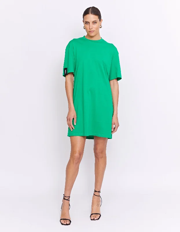 808 DISCO TEE DRESS | MOSS