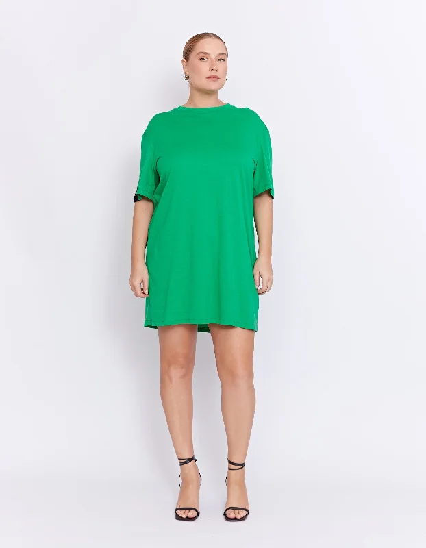 808 DISCO TEE DRESS | MOSS