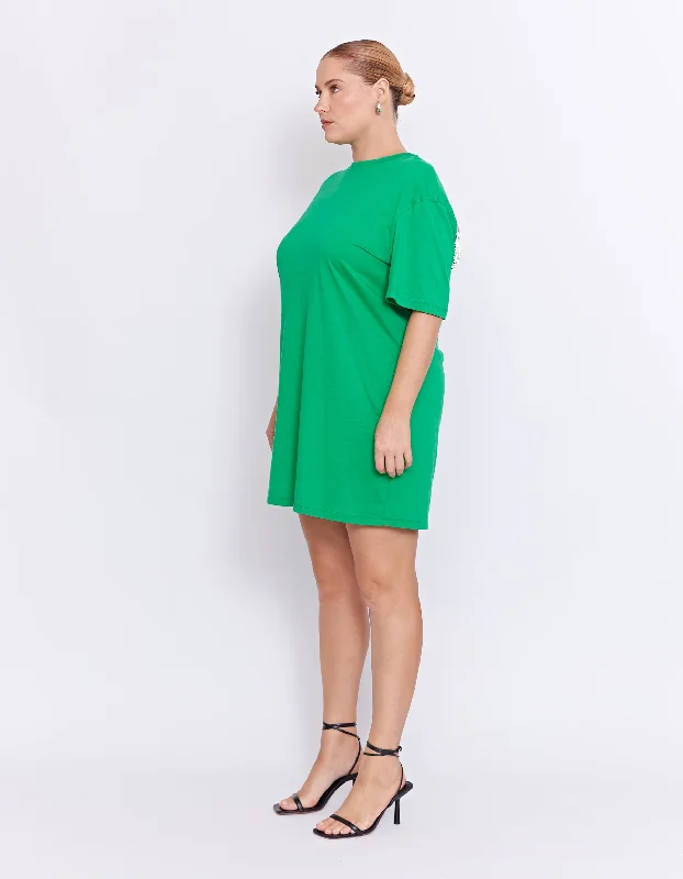 808 DISCO TEE DRESS | MOSS