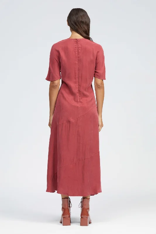 Heden Midi Dress Cherry