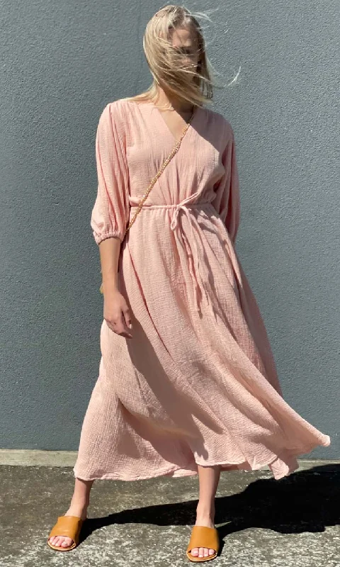 HOSS Georgia Maxi Apricot Dress