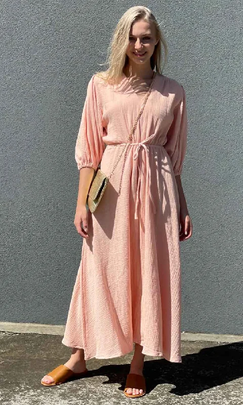 HOSS Georgia Maxi Apricot Dress