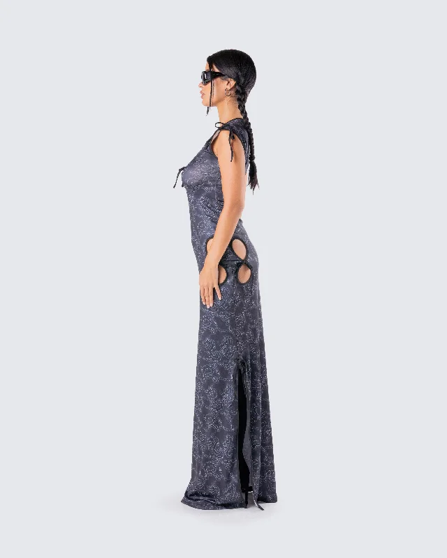 Jasper Black Maxi Dress