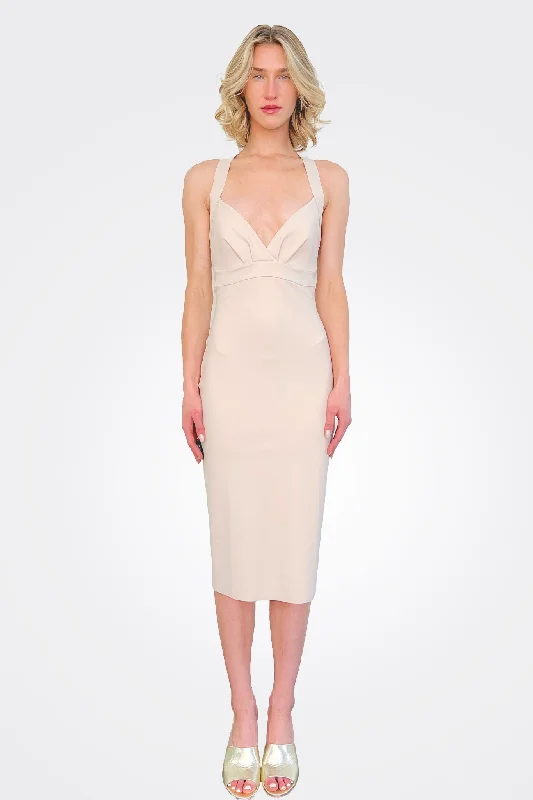 Nisup Midi Dress - Sea Shell