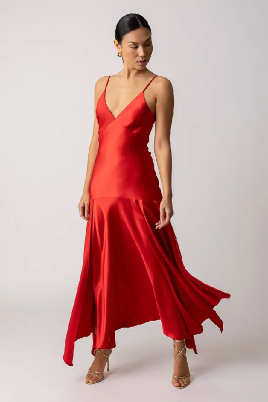 Reseda Dress Red