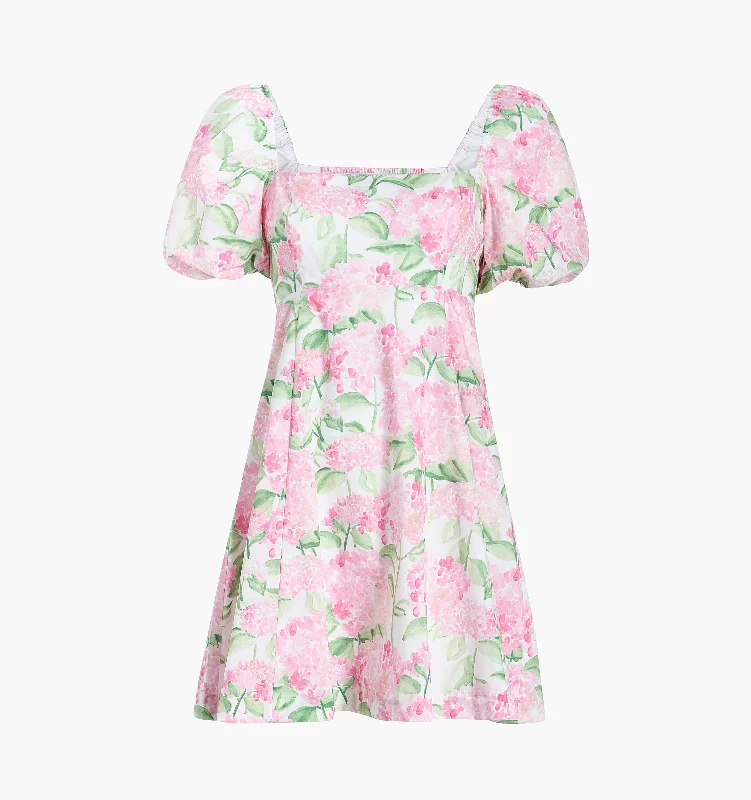 The Matilda Mini Dress - Pink Hydrangea