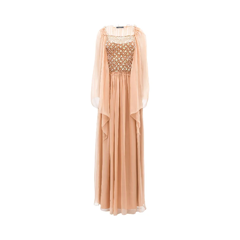 Alberta Ferretti Women's Pink Long Dress