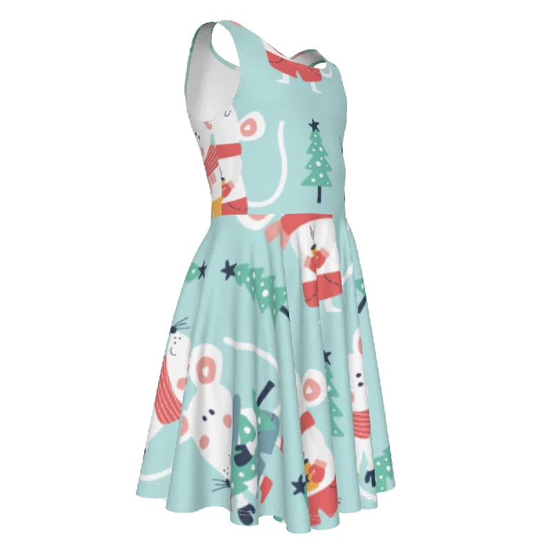 Holiday Kid's Sleeveless Vest Dress