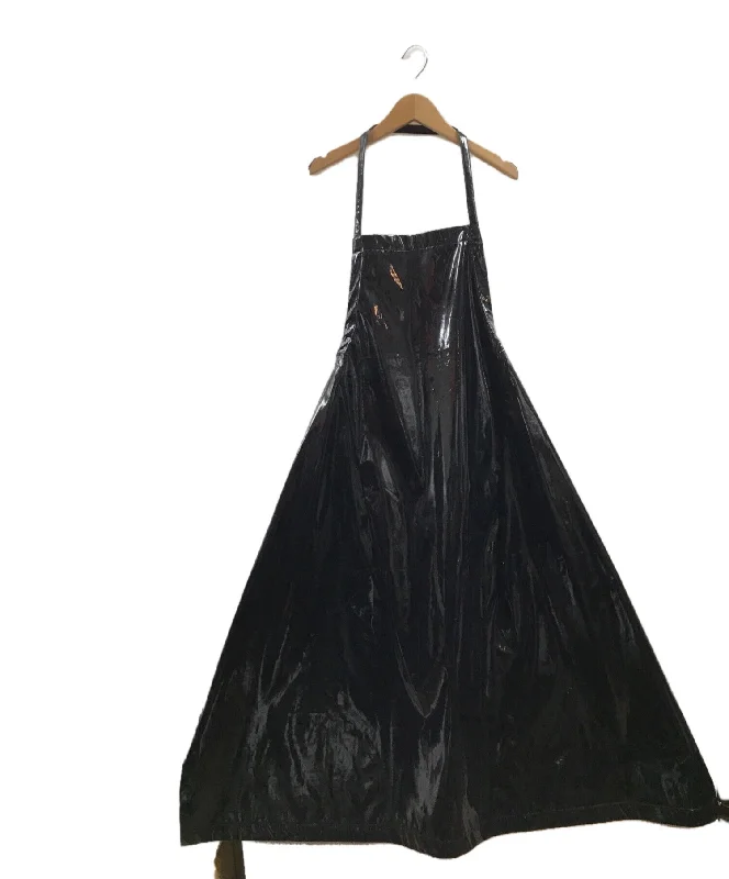 [Pre-owned] BLACK COMME des GARCONS Enameled Apron Dress 1T-A008