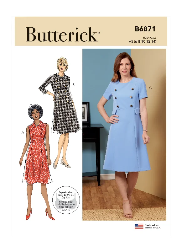 Butterick 6871 Dress sewing pattern