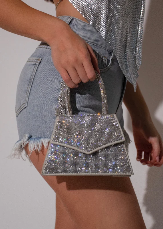 THE SILVER DIAMANTE BAG