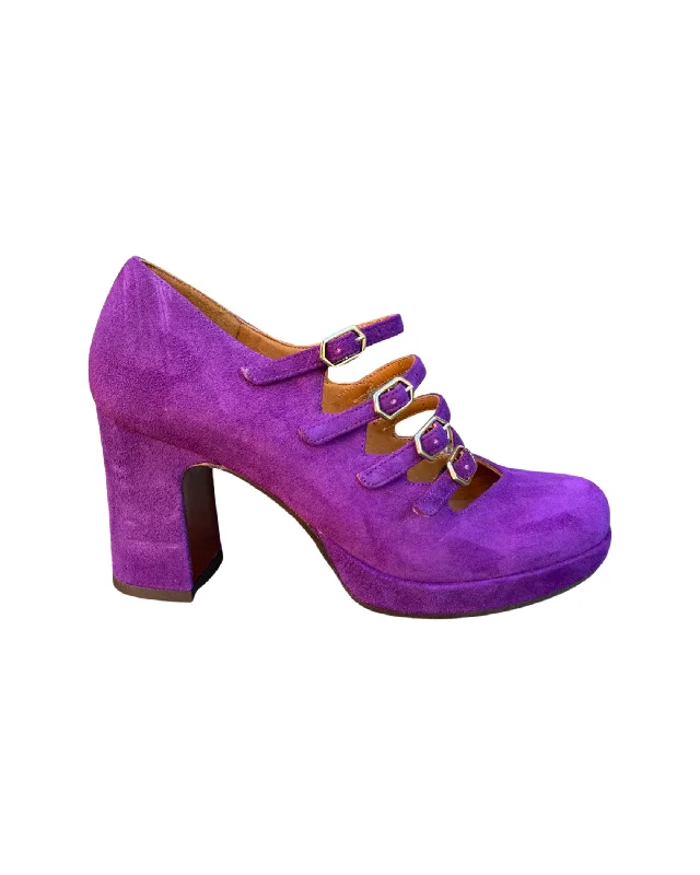 Dalila Purple Platform Heel