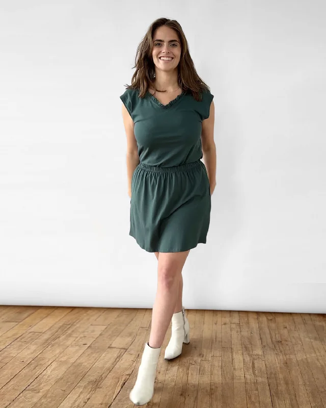 ELISE skirt in Hunter Green