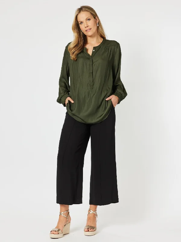 HAMMOCK AND VINE Jodie Wide Leg Pants Black