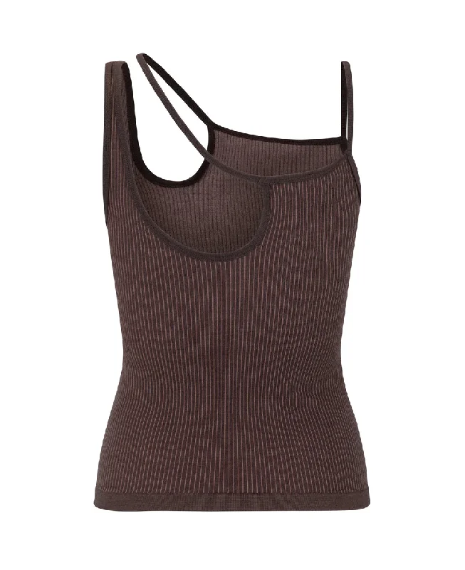 Nagnata Elliptic Tank - Chocolate/Clove