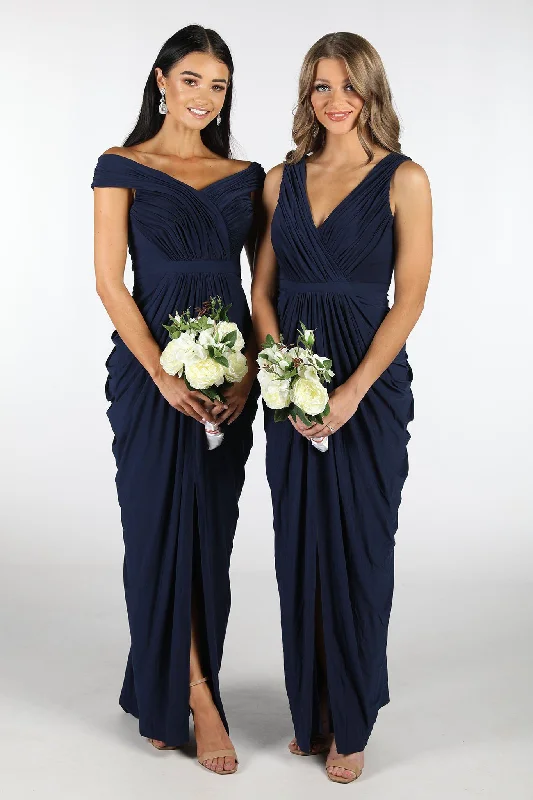 Olivia Bridesmaids Dress - Navy