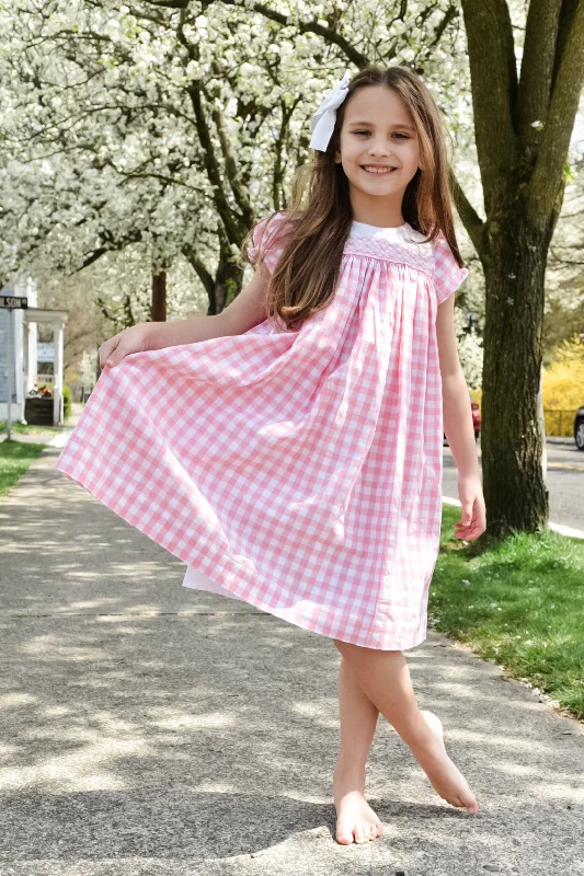 Pink Gingham Joséphine Dress