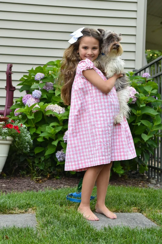 Pink Gingham Joséphine Dress