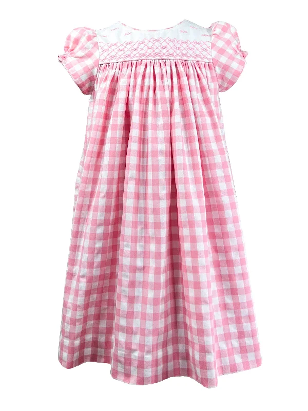 Pink Gingham Joséphine Dress