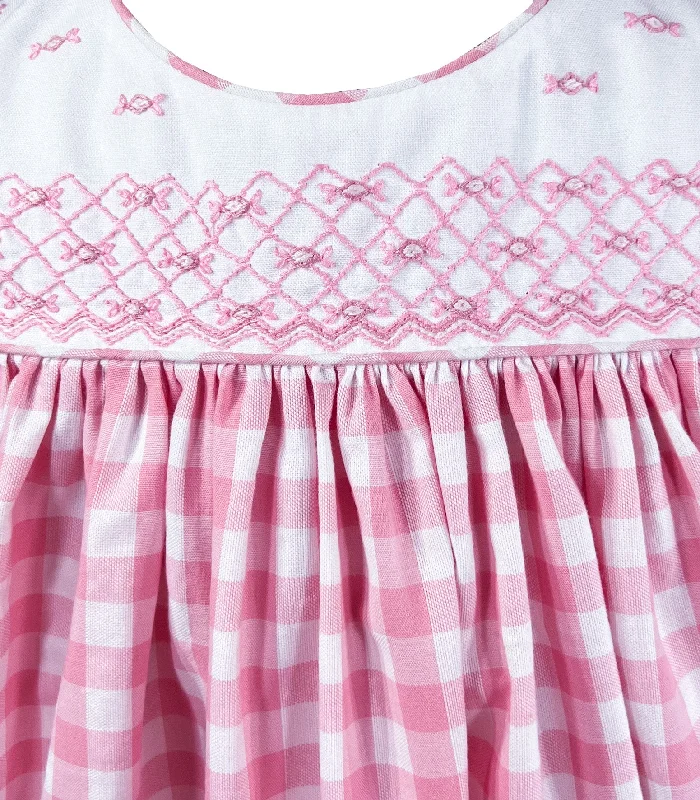 Pink Gingham Joséphine Dress