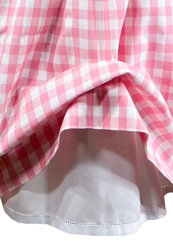 Pink Gingham Joséphine Dress