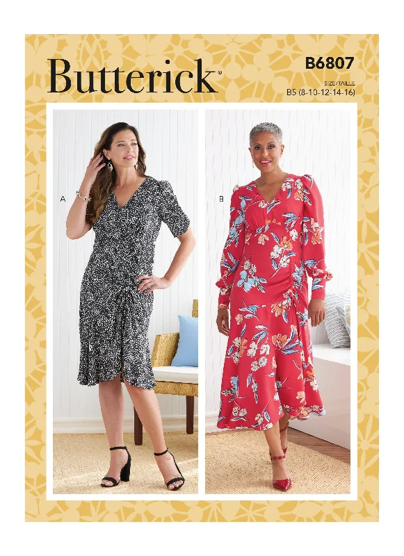 Butterick 6807 Misses Dress Pattern