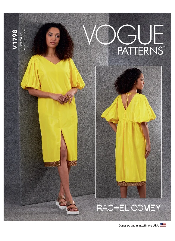 Vogue Sewing pattern 1798 Misses' Dress