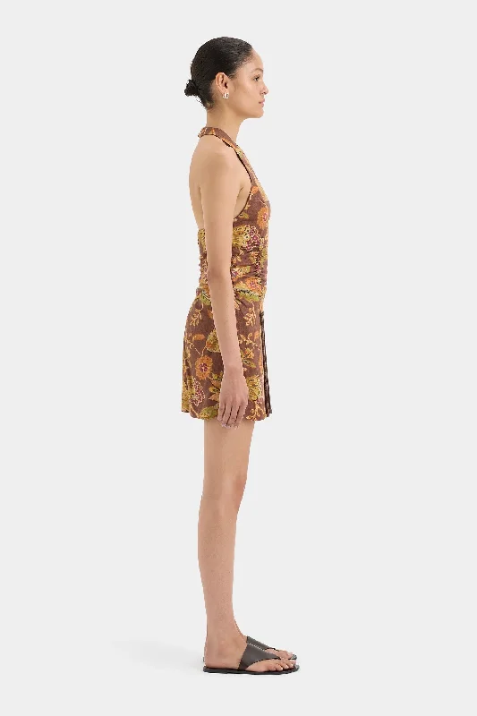 SIR. Josefina Corded Halter Mini - Mojave Floral