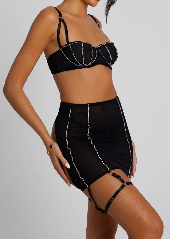 THE NATALIA MESH LINGERIE SET