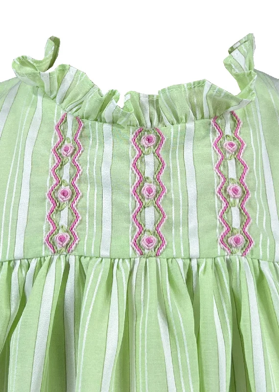 Verdant Striped Ivy Dress