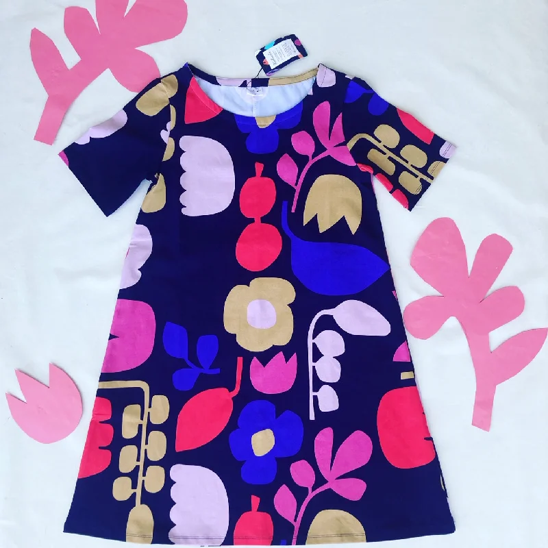 Paper Flowers Swing Dress