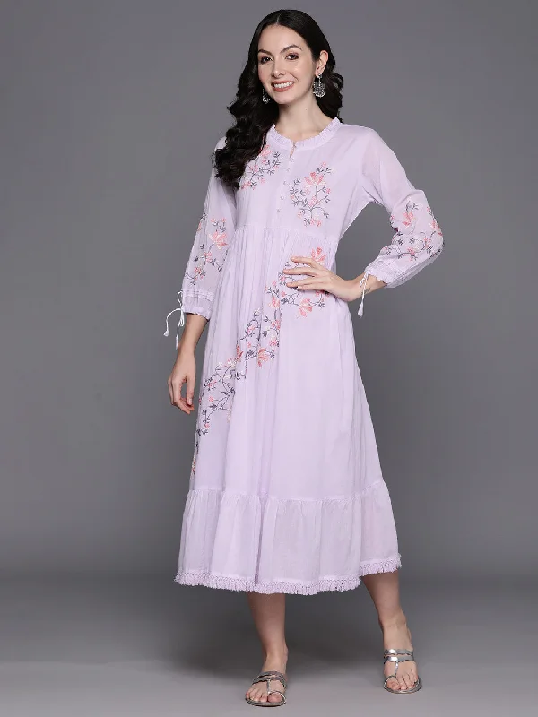 Women's A-Line Midi Dress - Indo Era